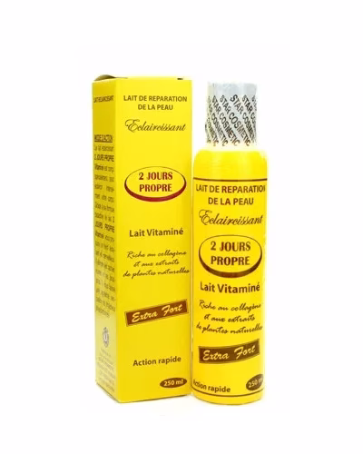 2 JOURS PROPRE LAIT VITAMINE 250ML YELLOW