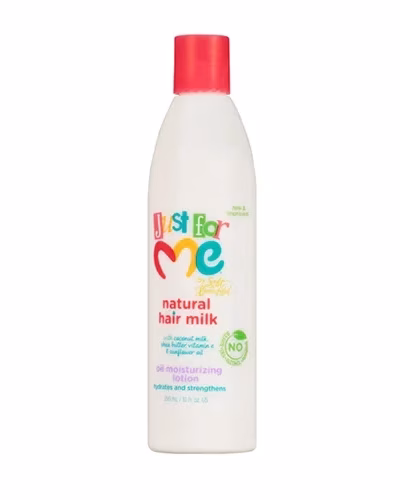 JUST FOR ME BY SOFT & BEAUTIFUL NATURAL HAIR MILK OIL MOSTURIZING LOTION 295ml