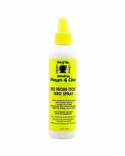 JAMAICAN MANGO & LIME RASTA LOCKS & TWISTS NO MORE ITCH GRO SPRAY 237ml