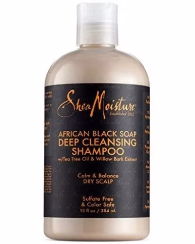 Shea Moisture African Black Soap Deep Cleansing Shampoo 384ml