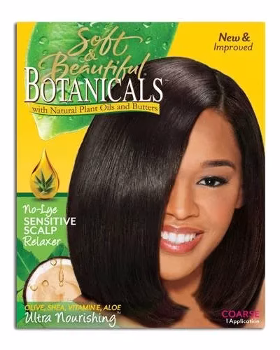 Soft and Beautiful Botanicals No-Lye Sensitive Scalp Relaxer Coarse