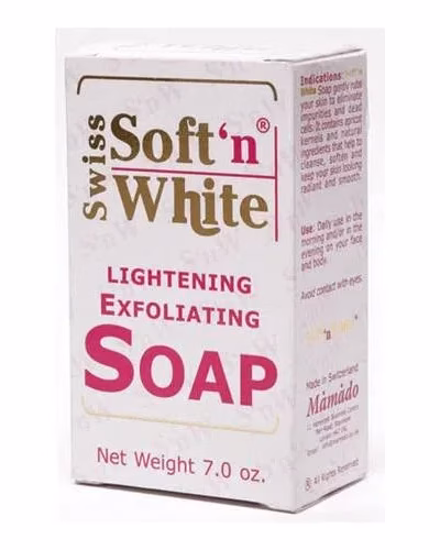 Swiss Soft'n White Lightening Exfoliating Soap 200g