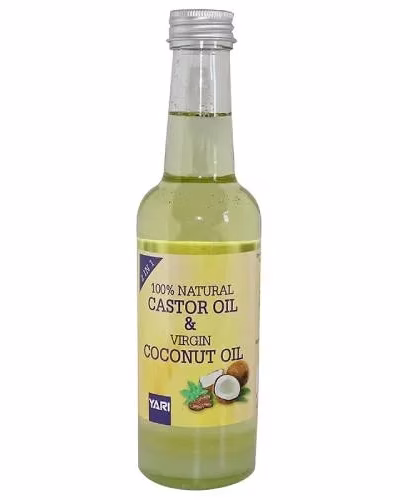 Yari 100% Natural Castor Oil & Virgin Coconut Oil 250ml
