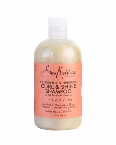 SHEA MOISTURE CURL & SHINE SHAMPOO 384ML