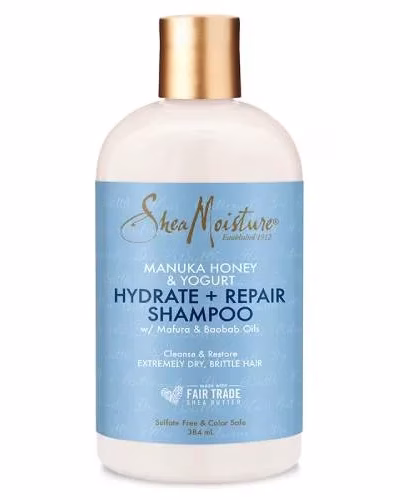 Shea Moisture Manuka Honey & Yogurt Hydrate + Repair Shampoo 384ml