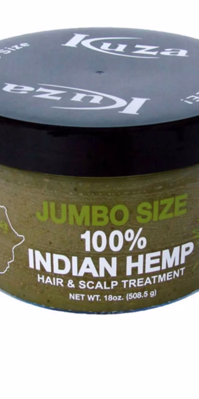 KUZA 100% INDIAN HEMP HAIR AND SCALP TREATMENT JUMBO SIZE 532ml