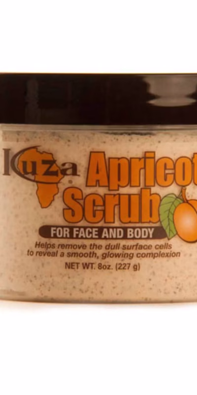 KUZA APRICOT SCRUB FOR FACE AND BODY 227G