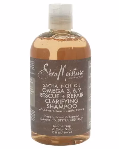 Shea Moisture Sacha Inchi Oil Omega 3,6,9 Rescue + Repair Clarifying Shampoo 384ml