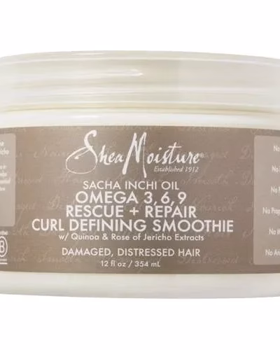 Shea Moisture Sacha Inchi Oil Omega 3,6,9 Rescue + Repair Curl Defining Smoothie 354ml