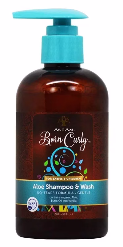 AS I AM BORN CURLY ALOE SHAMPOO & WASH 240ML