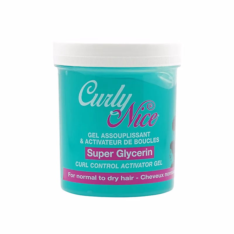 CURLY NICE SUPER CLYCERIN CURL ACTIVATOR GEL BLUE: