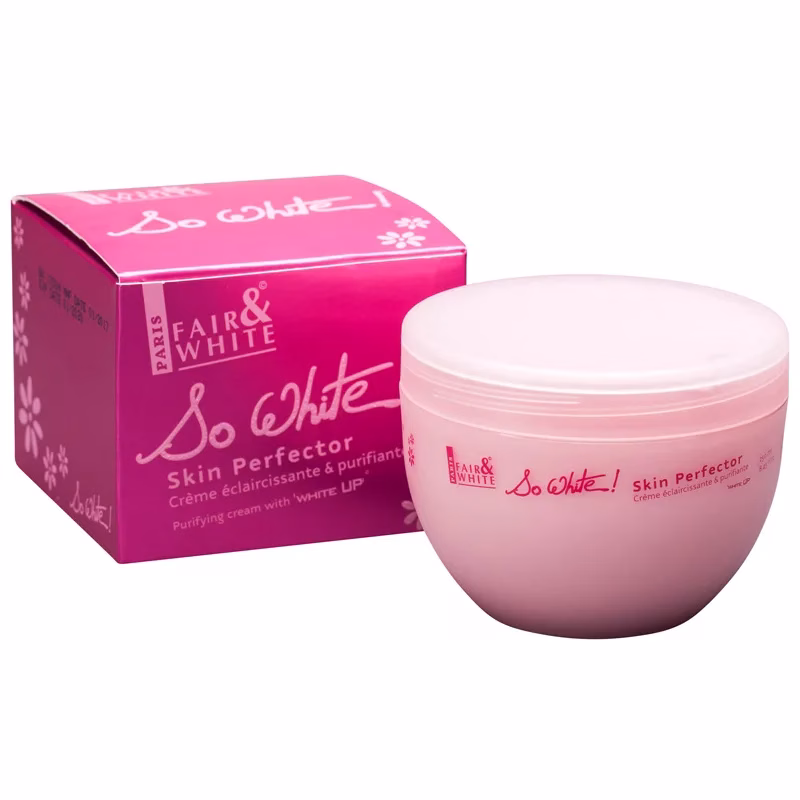 FAIR & WHITE SO WHITE SKIN PERFECTOR CREAM 250ML – Image 2