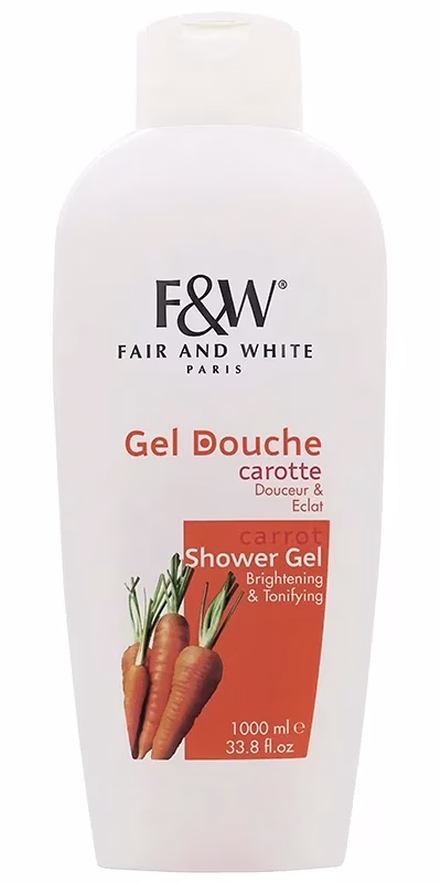 FAIR & WHITE CARROT SHOWER GEL 1000ML