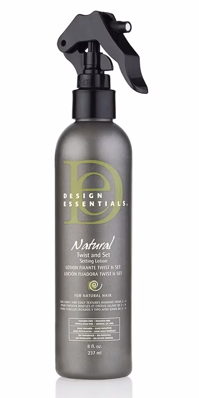 DESIGN ESSENTIALS NATURAL TWIST AND SET SETTING LO