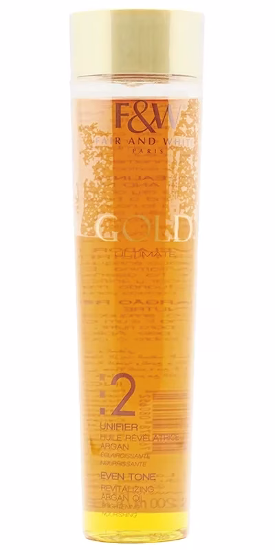 FAIR & WHITE GOLD 2 REVALITIZING ARGAN OIL 200ML