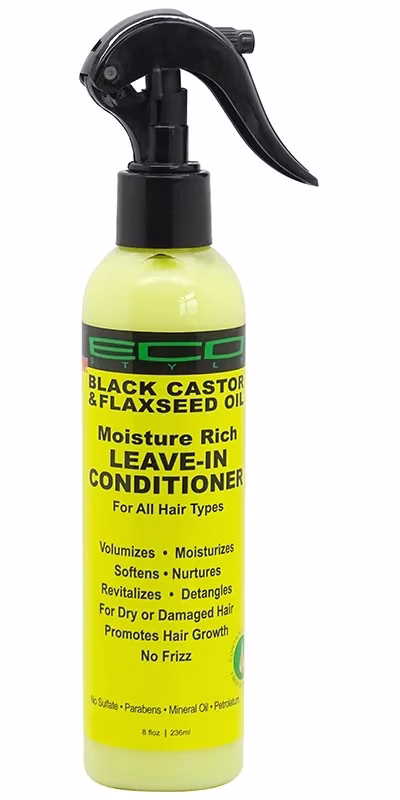 ECO STYLE BLACK CASTOR & FLAXSEED OIL MOISTURE RIC