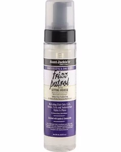 Aunt Jackie's Curls & Coils Frizz Patrol Anti-Poof Mousse 244ml
