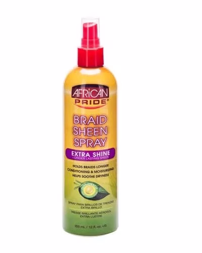 AFRICAN PRIDE BRAID SHEEN SPRAY EXTRA SHINE 355ml