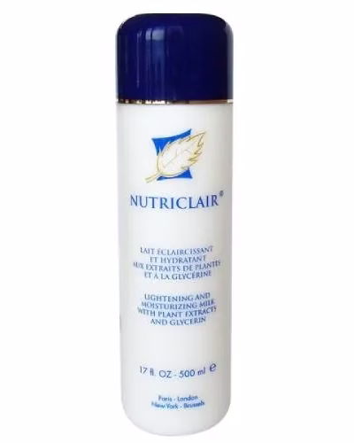 NUTRICLAIR LIGHTENING AND MOISTURIZING MILK WITH PLANT EXTRACTS AND GLYCERIN