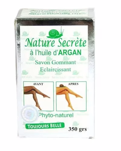 NATURE SECRETE A L'HUILE D'ARGAN SAVON GOMMANT 350G