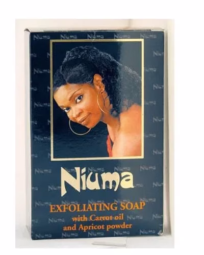 NIUMA EXFOLIATING SOAP WITH CARROT OIL AND APRICOT POWDER 200G