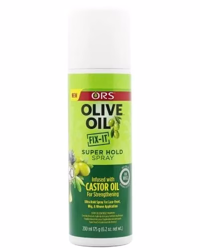 ORS Olive Oil Fix-It Super Hold Spray with Castor Oil 200ml
