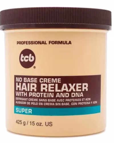TCB NO BASE CREME HAIR RELAXER SUPER 425G