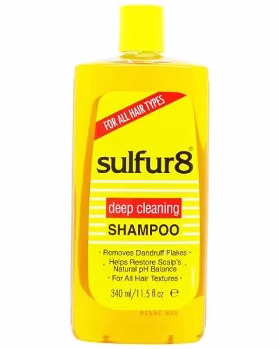 SULFUR 8 MEDICATED DEEP CLEANING SHAMPOO 340ML