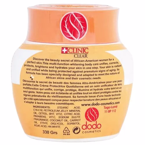 CLINIC CLEAR WHITENING BODY CREAM 330G – Image 2