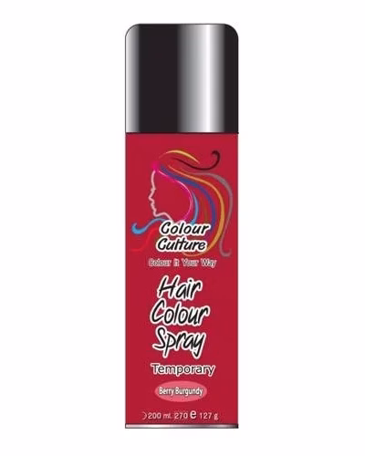 COLOUR CULTURE: COLOUR SPRAY - BERRY BURGUNDY 200M