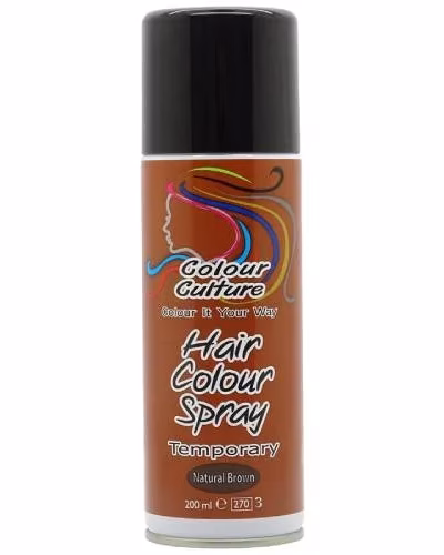 COLOUR CULTURE: COLOUR SPRAY - NATURAL BROWN 200ML