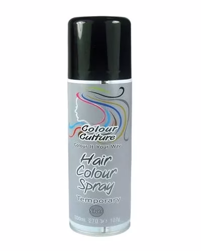 COLOUR CULTURE: HAIR COLOUR SPRAY TEMPORARY SILVER