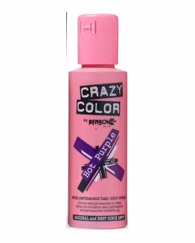 CRAZY COLOR  62 HOT PURPLE 100 ML