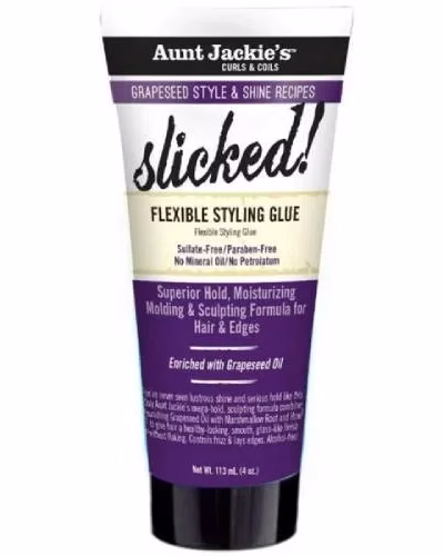 Aunt Jackie's Curls & Coils Slicked! Flexible Styling glue 113ml