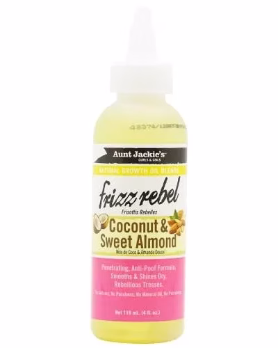 Aunt Jackie's Growth Oil frizz rebel Coconut & Sweet almonde oil 118ml