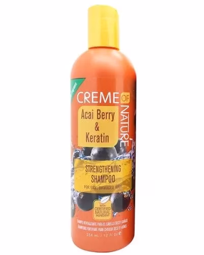 CREME OF NATURE ACAI BERRY&KERATIN STRENGTHENING SHAMPOO