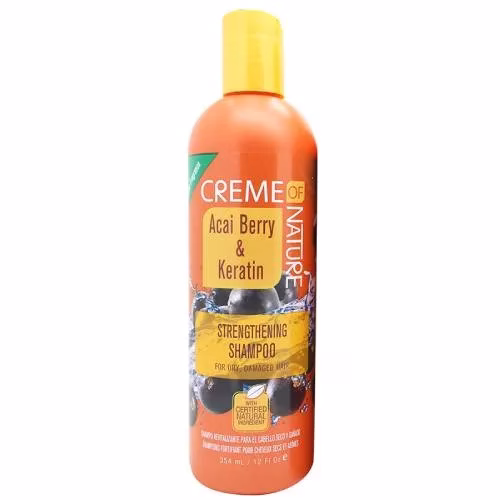 CREME OF NATURE ACAI BERRY&KERATIN STRENGTHENING SHAMPOO