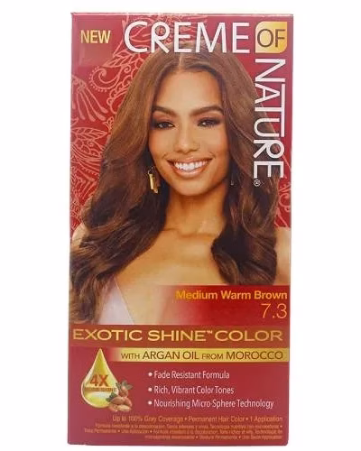 CREME OF NATURE EXOTIC SHINE COLOR - MEDIUM WARM B