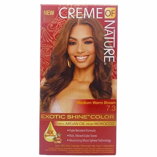 CREME OF NATURE EXOTIC SHINE COLOR - MEDIUM WARM B