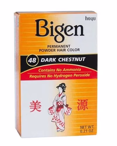 BIGEN #48 CHATAIN FONCE PERMANENT POWDER HAIR COLOR