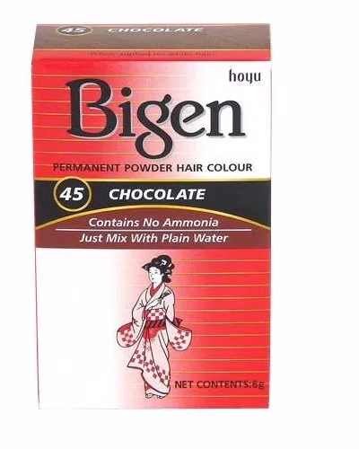 BIGEN 45 COLOR CHOCOLATE PERMANENT POWDER HAIR COLOR