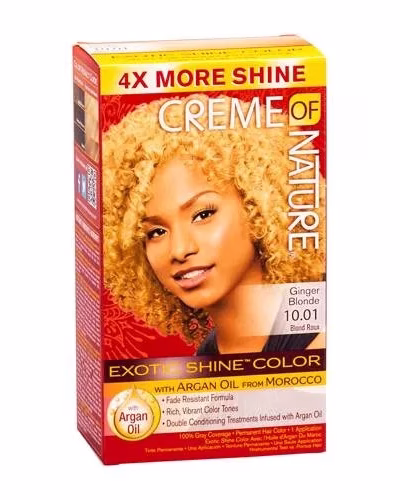 CREME OF NATURE EXOTIC SHINE COLOR GINGER BLONDE 1