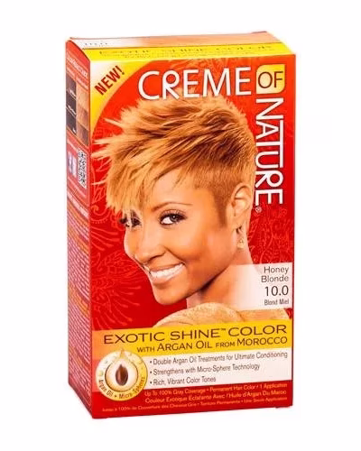 CREME OF NATURE EXOTIC SHINE COLOR HONEY BLONDE 10
