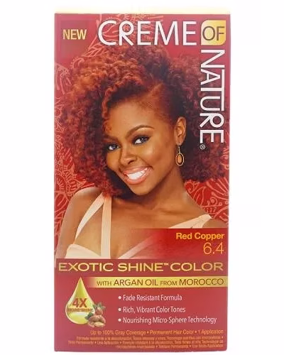 CREME OF NATURE EXOTIC SHINE COLOR RED COPPER 6.4
