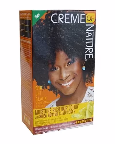 CREME OF NATURE MOISTURE RICH HAIR COLOR C10 JET B