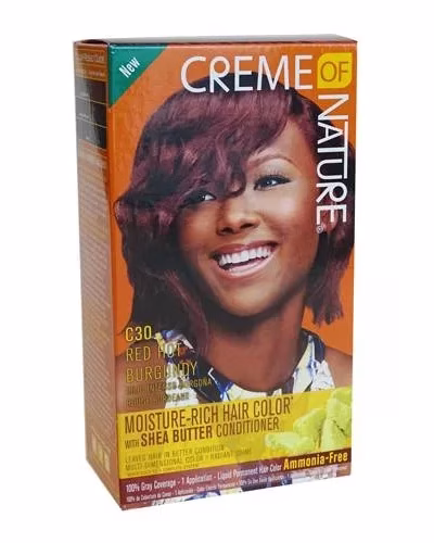 CREME OF NATURE MOISTURE RICH HAIR COLOR C30 RED H