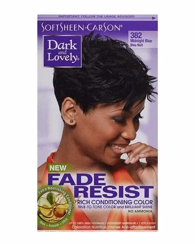 Dark & Lovely Fade Resist Rich Conditioning Color,midnight blue 382