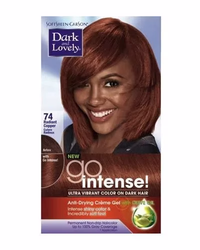 DARK & LOVELY GO INTENSE! ULTRA VIBRANT COLOR ON D