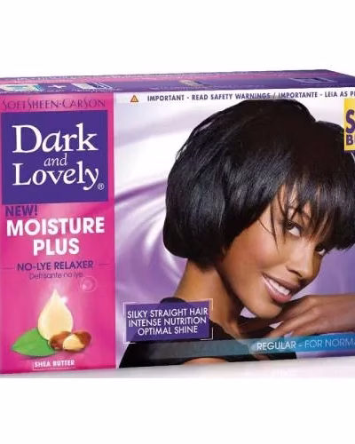 DARK & LOVELY MOISTURE PLUS NO-LYE RELAXER REGULAR