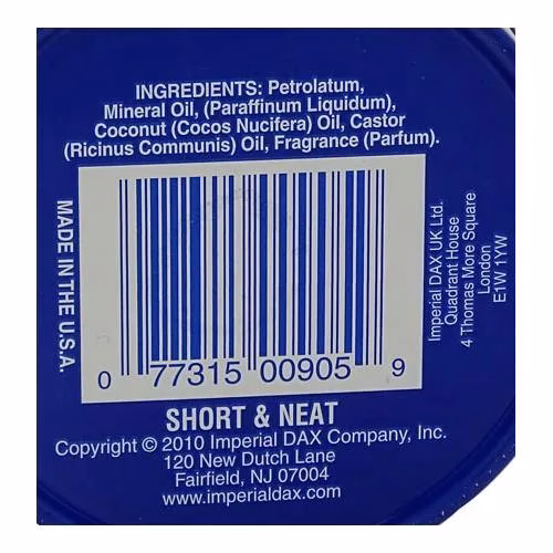 DAX SHORT AND NEAT HAIR DRESS BLUE 99G – Image 2